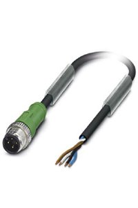 Sensor/actuator cable - SAC-4P-M12MS/ 3,0-PUR - 1668056
